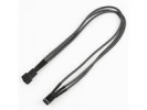Kabel Nanoxia 3-Pin podaljšek, Single, 30 cm, carbon NX3PV3EC