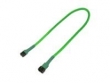 Kabel Nanoxia 3-Pin podaljšek neon zelen , 30 cm, NX3PV30NG