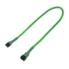 Kabel Nanoxia 3-Pin podaljšek neon zelen , 60 cm,  NX3PV60NG
