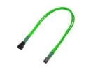 Kabel Nanoxia 3-Pin podaljšek neon zelen , 30 cm, Single, NX3PV3ENG