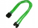 Kabel Nanoxia EPS podaljšek neon zelen , 30 cm, Single, NX8PV3ENG
