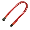 Kabel Nanoxia PWM podaljšek rdeč, 30 cm, Single, NXPWV3ER