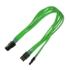 Kabel Nanoxia 6- na 6+2-Pin, 30 cm, neon-zelen NXP683ENG