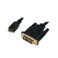 HDMI-Kabel LogiLink mini HDMI to DVI M/M 2,0m black CHM004