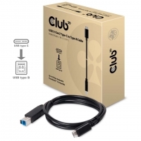 Club3D Kabel USB 3.1 Typ C > USB Typ B 1,0m St/St retail CAC-1524