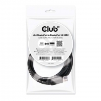 Club3D Kabel MiniDP 1.2 <-> DP 1.2 2m 4K60Hz St/St Polybeutel CAC-2163