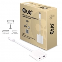 Club3D Adapter USB 3.1 Typ C > Mini-DP 1.2/Typ C St/Bu retail CAC-1509