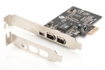 DIGITUS PCI-E 2x Firewire400 +1x FW400 notranji (DS-30201-5)