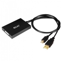 Club3D Adapter MiniDisplayport > DVI-D (Active Dual) St/Bu retail CAC-1130