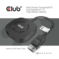 Club3D Multi Streaming Transport Hub 1xDP->3xDP 1.4 retail CSV-7300