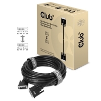 Club3D DVI-Kabel Dual Link (24+1) bidirektional 10m St/St retail CAC-1220