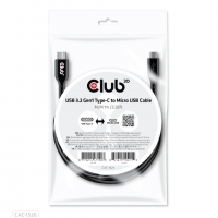 Club3D Kabel USB 3.2 Typ C <> Micro USB 1m St/St retail CAC-1526