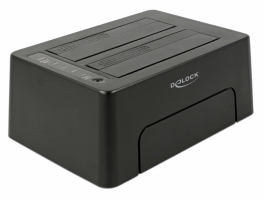 DeLOCK Dockingstation USB-C 3.1, 2x SATA HDD/SSD (63957)