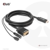 Club3D Kabel HDMI+Micro-USB-Buchse > VGA+3,5mm 2m St/Bu retail CAC-1712