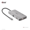 Club3D USB-9-in1-HUB USB-C > HDMI/VGA/2xUSB/USB-C/RJ45/SD retail CSV-1594