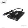 Club3D Adapter USB Typ C/A > HDMI / VGA St/Bu retail CSV-1611