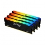 DDR4 32GB PC 3200 CL16 Kingston KIT (4x 8GB) FURY Beast RGB retail KF432C16BB2AK4/32