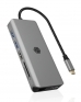 Dockingstation IcyBox 12-in-1 mobile USB 3.2 Gen 1 Type-C retail IB-DK4061-CPD