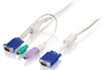 KVM Kabel LevelOne ACC-2101 USB+PS/2 1,80m ACC-2101