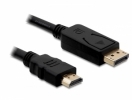 Displayport Kabel Delock DP -> HDMI St/St 2.00m črna 82587