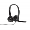 Logitech USB slušalke H390 črne (981-000406)
