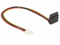 DELOCK Kabel Power Floppy 4Pin Bu > SATA 15Pin Bu 0.30m 85510