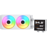 COUGAR Poseidon Vistek Pro ARGB 240 AiO White - CGR-PSDVPRGB-W-240