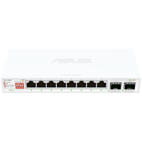 ASUS QG-U1080 Desktop 2.5G Switch 8x RJ-45 2x SFP+ - 90IG0A00-MO3B00