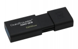 USB disk Kingston 128GBDT100G3, 3.0, črn, standard velikost (DT100G3/128GB)