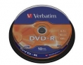 MEDIJ DVD-R VERBATIM 10PK tortica (43523)