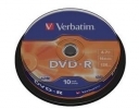 MEDIJ DVD-R VERBATIM 10PK tortica (43523)