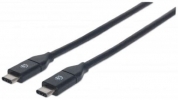 Superspeed USB C kabel 1m, MANHATTAN (353526)
