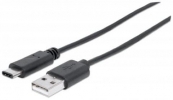 USB A - USB C kabel, MANHATTAN (353298)