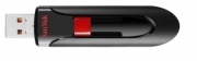 USB SANDISK 64GB CRUZER GLIDE, 2.0, črno-rdeč, drsni (SDCZ60-064G-B35)