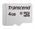 SDHC TRANSCEND MICRO 4GB 300S, 95/45MB/s, C10, (U1) (TS4GUSD300S)