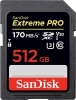 SanDisk Extreme PRO R170/W90, 512GB, UHS-I U3, Class 10 SDSDXXY-512G-GN4IN