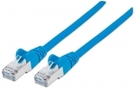 Mrežni kabel Intellinet 1 m Cat6A, CU, moder 350730
