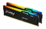 Kingston FURY Beast RGB 32GB (2x16) DDR5-4800 CL38 KF548C38BBAK2-32