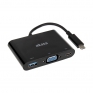 Akasa Type-C to VGA Converter w/ USB 3.0 Type-A-Port - AK-CBCA02-15BK