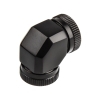 PHANTEKS Hard-Tube Adapter 2x 12mm 90 Deg - black PH-A90_BK_12