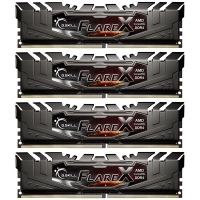 G.Skill Flare X black, DDR4-2400 Ryzen, CL15 - 64GB (4x16) F4-2400C15Q-64GFX
