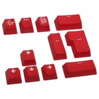 Ducky kopmplet 11 tipk-PBT Double-Shot - rdeče DKSA11-USPDRNWO1