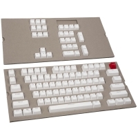 Glorious PC Gaming Race ABS-Doubleshot - 104 tipk, bele, US (G-104-White)