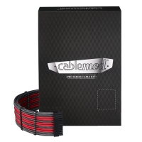 CableMod PRO ModMesh C, za AXi, HXi & RM - karbon/rdeča (CM-PCSI-FKIT-NKCR-R)