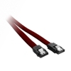 CableMod ModMesh SATA 3 kabel 30cm - temno rdeča (CM-CAB-SATA-N30KBR-R)