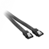 CableMod ModMesh SATA 3 kabel 30cm - karbon (CM-CAB-SATA-N30KC-R)