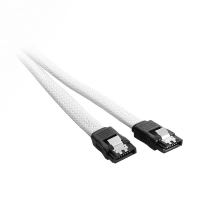 CableMod ModMesh SATA 3 kabel 30cm - bela (CM-CAB-SATA-N30KW-R)