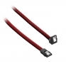 CableMod ModMesh SATA 3 kotni kabel 30cm - temno rdeča (CM-CAB-RSAT-N30KBR-R)
