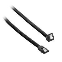 CableMod ModMesh SATA 3 kotni kabel 30cm - črna (CM-CAB-RSAT-N30KK-R)