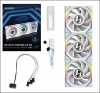 Lian Li Uni Fan SL Wireless LCD 120 ARGB 3-Pack 120mm White (12SLLCD1W3W)